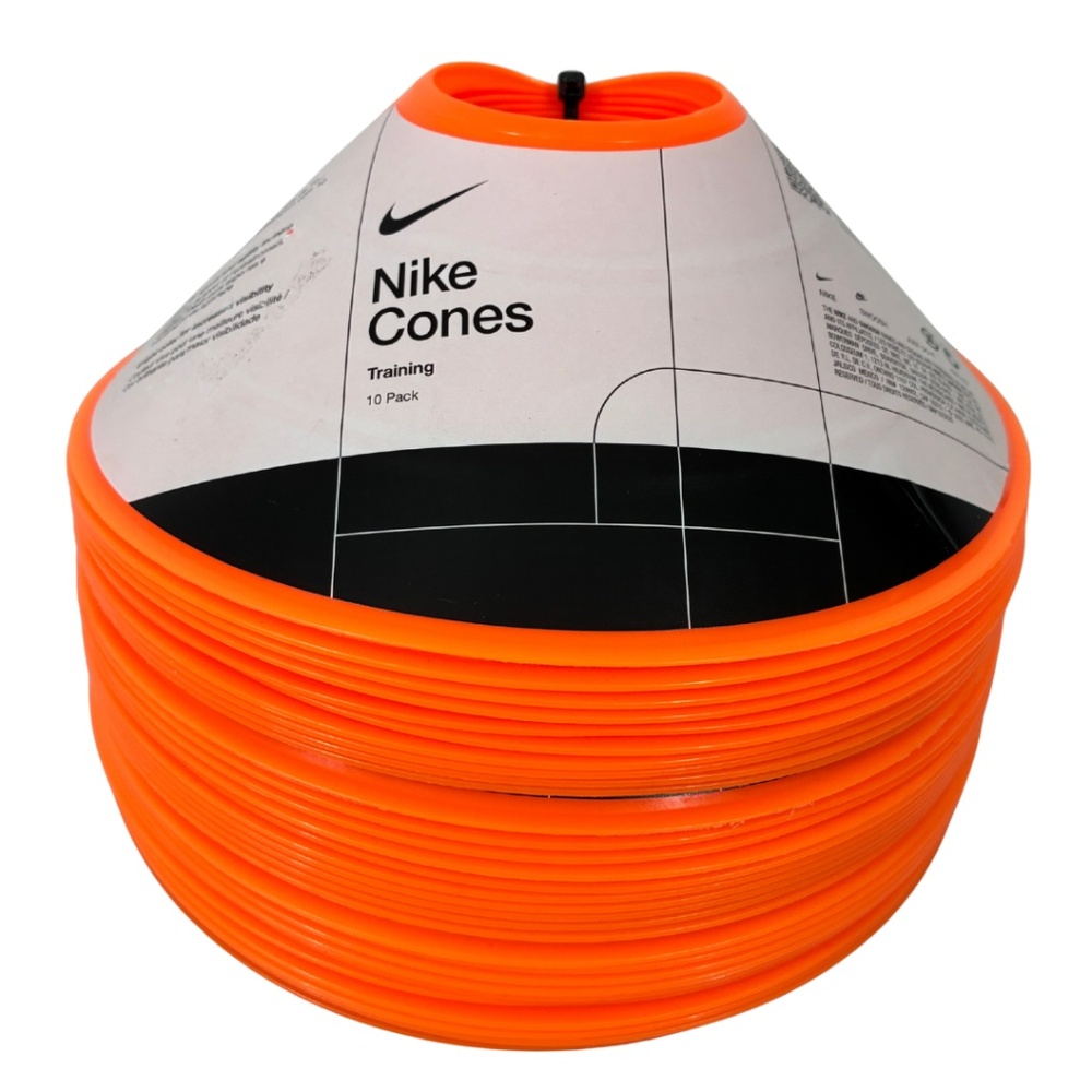 Nike Training Cones Fluorescent Orange 30 pc Football/Basketball/Soccer Coaching